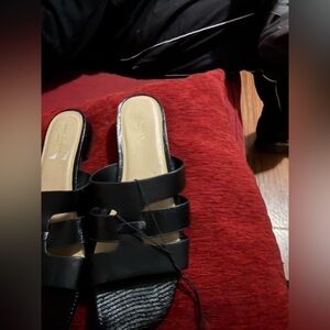Elegant Black Women's Slide Sandals